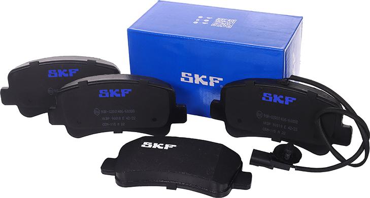 SKF VKBP 90010 E - Fren balata seti, diskli fren parts5.com