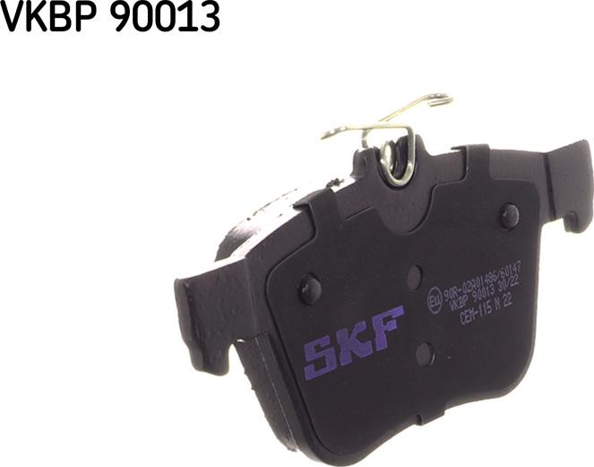 SKF VKBP 90013 - Sada brzdových platničiek kotúčovej brzdy parts5.com