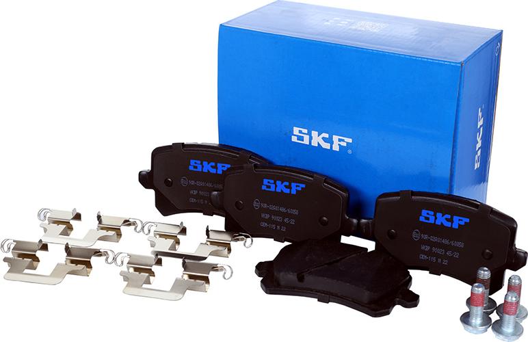 SKF VKBP 90023 - Sada brzdových destiček, kotoučová brzda parts5.com