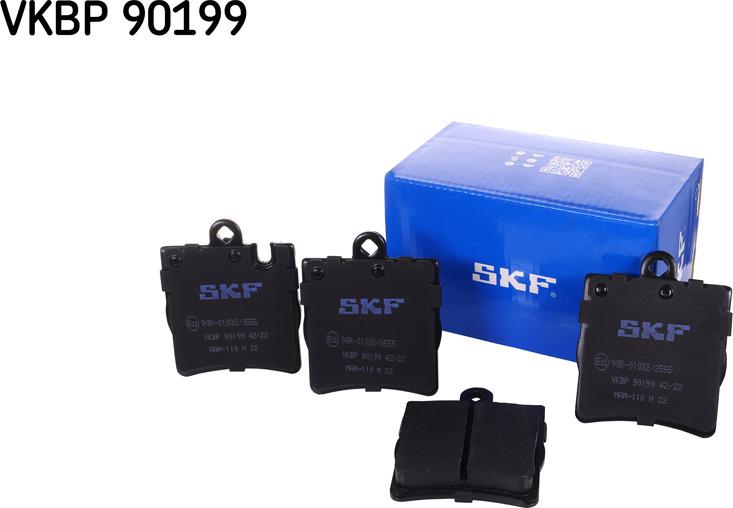 SKF VKBP 90199 - Σετ τακάκια, δισκόφρενα parts5.com