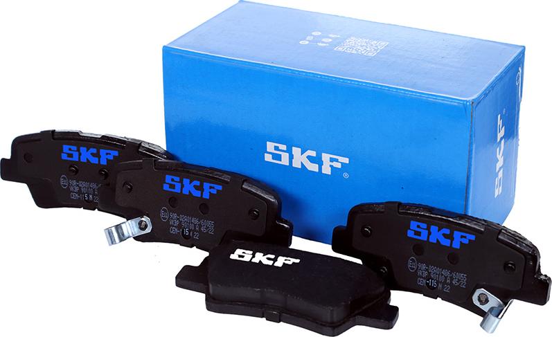 SKF VKBP 90100 A - Sada brzdových destiček, kotoučová brzda parts5.com