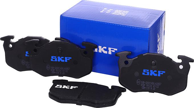 SKF VKBP 90120 - Juego de pastillas de freno parts5.com