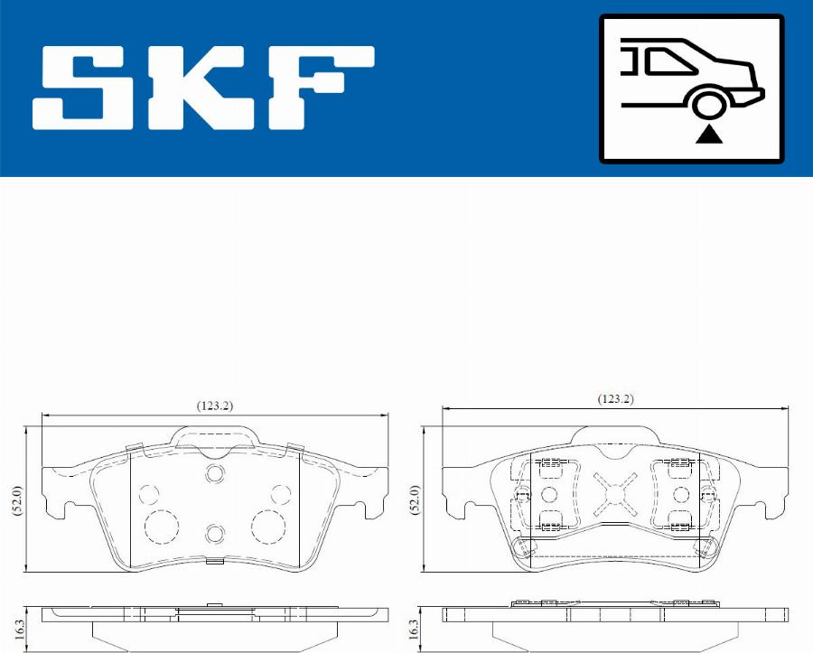 SKF VKBP 90178 - Set placute frana,frana disc parts5.com