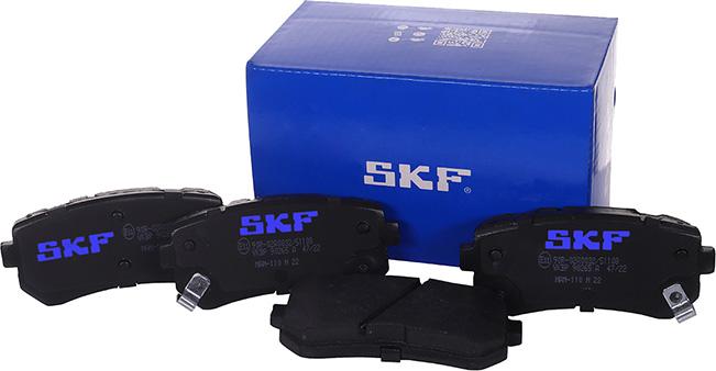 SKF VKBP 90265 A - Sada brzdových destiček, kotoučová brzda parts5.com