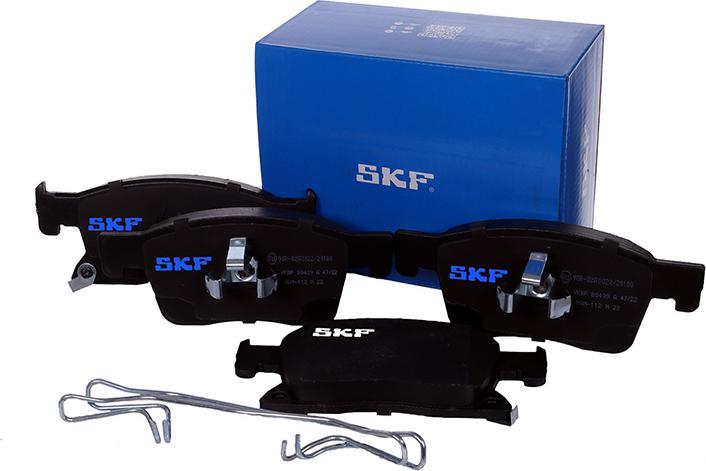 SKF VKBP 80409 A - Brake Pad Set, disc brake parts5.com