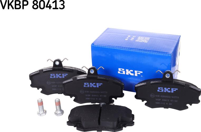 SKF VKBP 80413 - Komplet pločica, disk-kočnica parts5.com