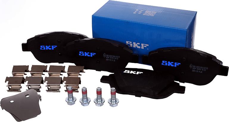 SKF VKBP 80098 - Sada brzdových destiček, kotoučová brzda parts5.com