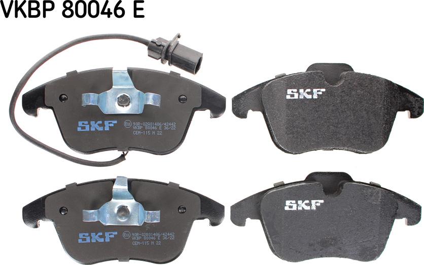 SKF VKBP 80046 E - Set placute frana,frana disc parts5.com