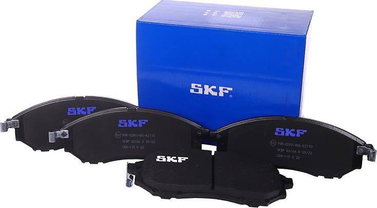 SKF VKBP 80166 A - Brake Pad Set, disc brake parts5.com