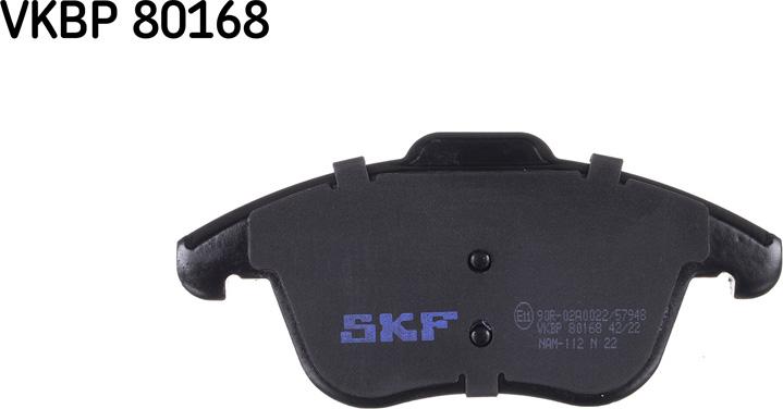 SKF VKBP 80168 - Juego de pastillas de freno parts5.com