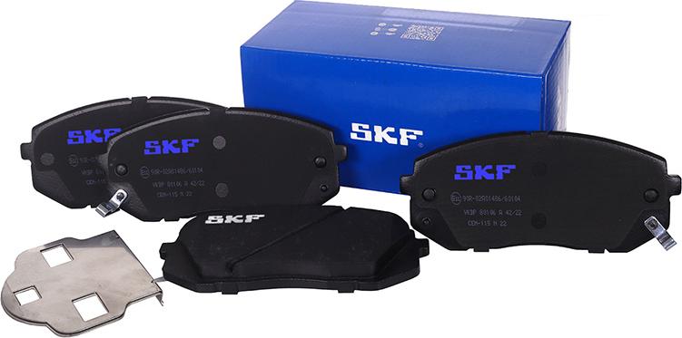 SKF VKBP 80106 A - Sada brzdových destiček, kotoučová brzda parts5.com