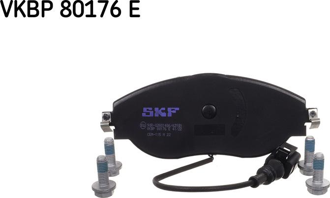 SKF VKBP 80176 E - Komplet kočnih obloga, disk kočnica parts5.com