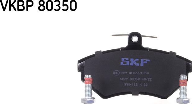 SKF VKBP 80350 - Juego de pastillas de freno parts5.com