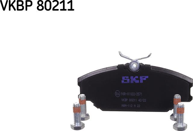 SKF VKBP 80211 - Bremsbelagsatz, Scheibenbremse parts5.com