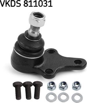 SKF VKDS 811031 - Przegub mocujący / prowadzący parts5.com