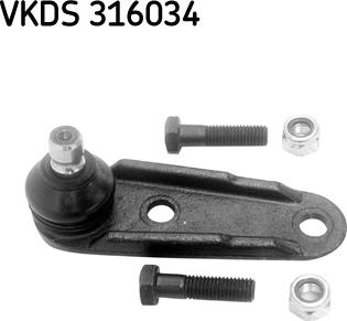 SKF VKDS 316034 - Rotule de suspension parts5.com