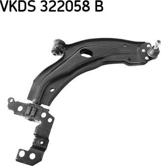 SKF VKDS 322058 B - Barra oscilante, suspensión de ruedas parts5.com