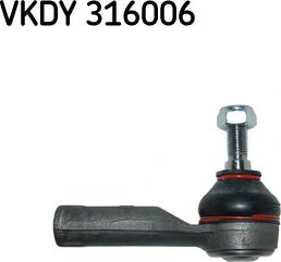 SKF VKDY 316006 - Rótula barra de acoplamiento parts5.com