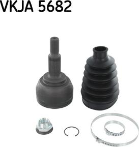 SKF VKJA 5682 - Csuklókészlet, hajtótengely parts5.com