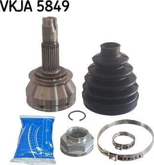 SKF VKJA 5849 - Zgibni lezaj, pogonska gred parts5.com