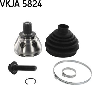 SKF VKJA 5824 - Juego de articulación, árbol de transmisión parts5.com