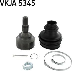 SKF VKJA 5345 - Zgibni lezaj, pogonska gred parts5.com