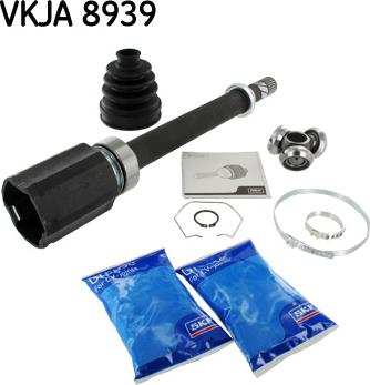 SKF VKJA 8939 - Zestaw przegubu, wał napędowy parts5.com