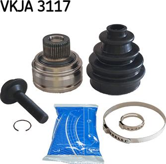 SKF VKJA 3117 - Komplet zgloba, pogonsko vratilo parts5.com