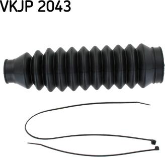 SKF VKJP 2043 - Komplet naboranog mijeha, upravljački sustav parts5.com