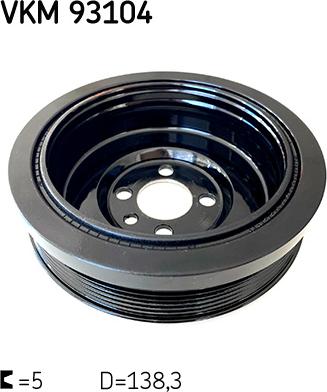 SKF VKM 93104 - Remenica, radilica parts5.com