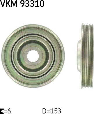 SKF VKM 93310 - Remenica, radilica parts5.com