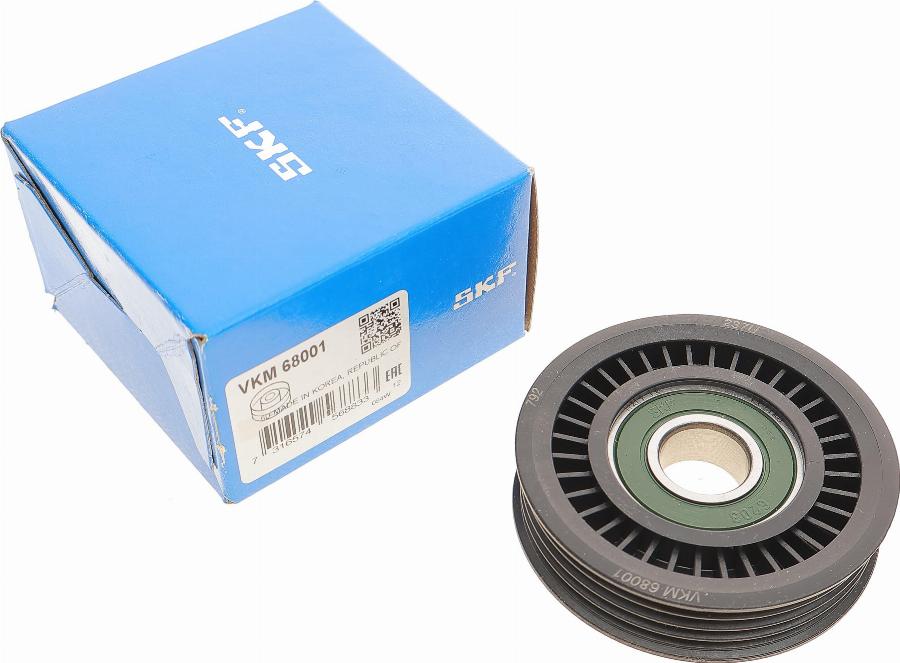 SKF VKM 68001 - Rolka kierunkowa / prowadząca, pasek klinowy zębaty parts5.com