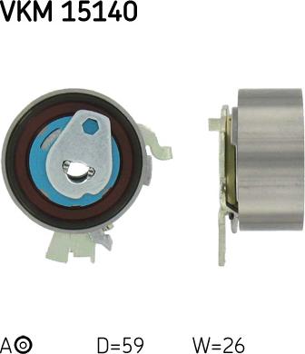 SKF VKM 15140 - Rola intinzator,curea distributie parts5.com