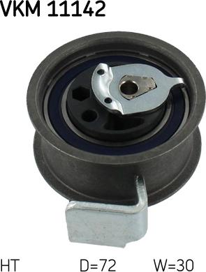 SKF VKM 11142 - Tensioner Pulley, timing belt parts5.com