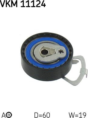 SKF VKM 11124 - Натяжной ролик, ремень ГРМ parts5.com