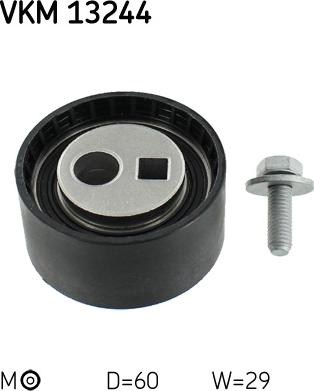 SKF VKM 13244 - Tensioner Pulley, timing belt parts5.com