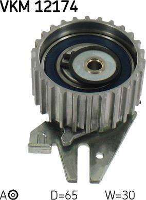 SKF VKM 12174 - Zatezač, zupčasti kaiš parts5.com