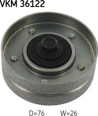 SKF VKM 36122 - Saptırma / Kılavuz makarası, Kanallı V-kayışı parts5.com