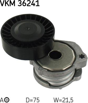 SKF VKM 36241 - Deflection / Guide Pulley, v-ribbed belt parts5.com