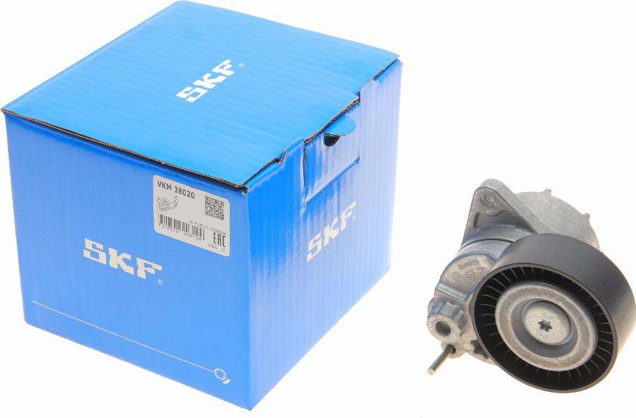 SKF VKM 38020 - Szíjtárcsa / vezetőgörgő, hosszbordás szíj parts5.com