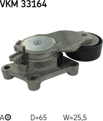 SKF VKM 33164 - Паразитна / водеща ролка, пистов ремък parts5.com