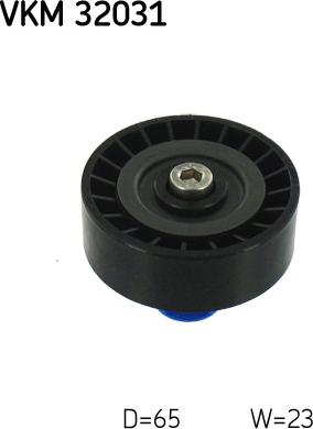 SKF VKM 32031 - Deflection / Guide Pulley, v-ribbed belt parts5.com