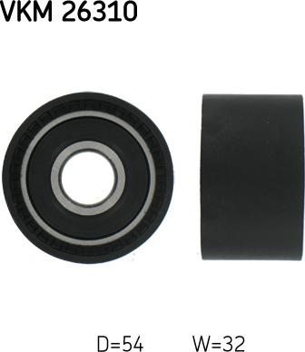 SKF VKM 26310 - Deflection / Guide Pulley, timing belt parts5.com