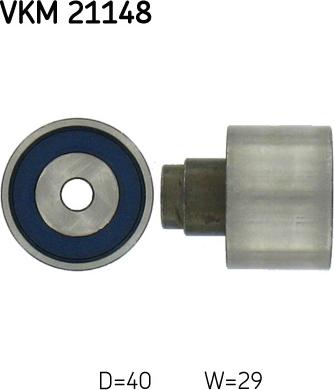 SKF VKM 21148 - Deflection / Guide Pulley, timing belt parts5.com