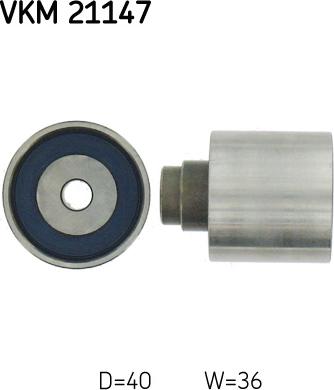 SKF VKM 21147 - Szíjtárcsa / vezetőgörgő, fogasszíj parts5.com