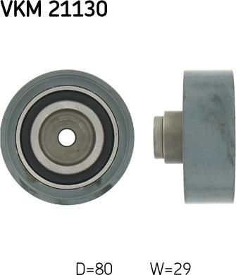 SKF VKM 21130 - Saptırma / Kılavuz makarası, triger kayışı parts5.com