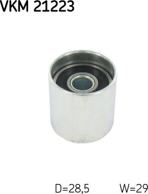 SKF VKM 21223 - Ohjainrulla, hammashihna parts5.com