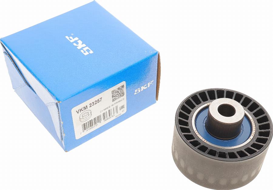 SKF VKM 23257 - Usmeravajući / vodeći točkić, zupčasti kaiš parts5.com