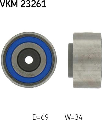 SKF VKM 23261 - Rolka kierunkowa / prowadząca, pasek rozrządu parts5.com