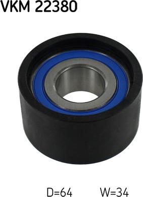 SKF VKM 22380 - Направляющий ролик, зубчатый ремень parts5.com